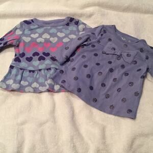 Baby girl top bundle in lavender nwot